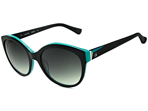 Photo of Calvin Klein Grey and Aqua/Grey Gradient Sunglasses