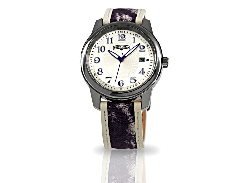 Field and Stream Women's Leather Canvas Watch