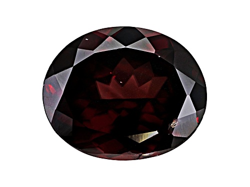 Red Zircon 14.5x12mm Oval 10.87ct