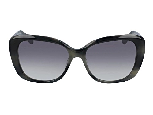 Photo of Diane Von Furstenburg DVF Black Tortoise/Gray Gradient Sunglasses