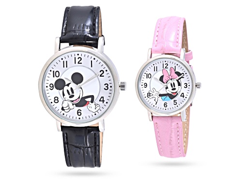 Photo of Disney His and Hers Set of 2 Mickey and Minnie Watches