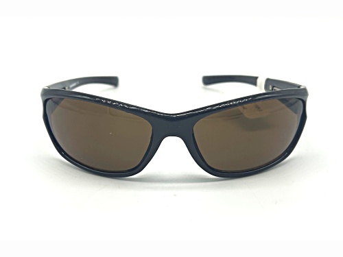 UNIONBAY Brown Wrap Around Oval Frame / Brown Lenses Sunglasses