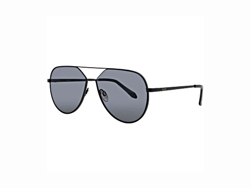 QUAY Hold Please Aviator Black Frame / Smoke Lenses Sunglasses