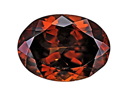 Orange Zircon 14x10.5mm Oval 8.58ct