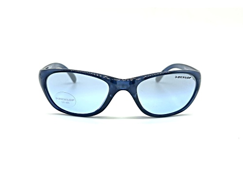 Dunlop Sport DUS111 Navy Oval Wrap Around Frame / Blue CAT 1 Lenses Sunglasses