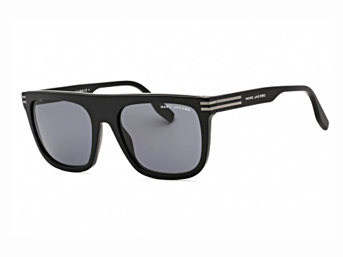Marc Jacobs Women's 586/S Matte Black Square Frame / Gray Lenses Sunglasses
