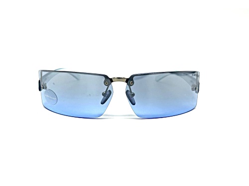 Dunlop DUS119 Translucent Blue Frame / Blue Rectangle Frameless Lenses Sunglasses
