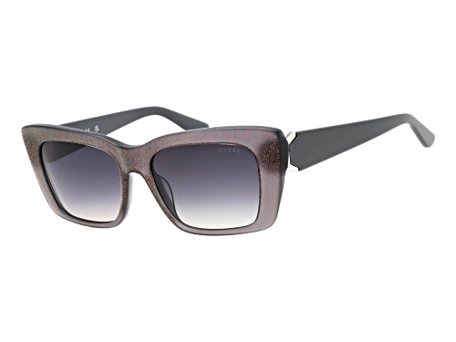 Guess Grey Frame / Gradient Smoke Lenses Sunglasses