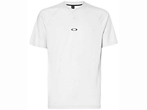 Oakley Men's White Ergonomic Ellipse Evo Golf Polo Shirt in Size XL