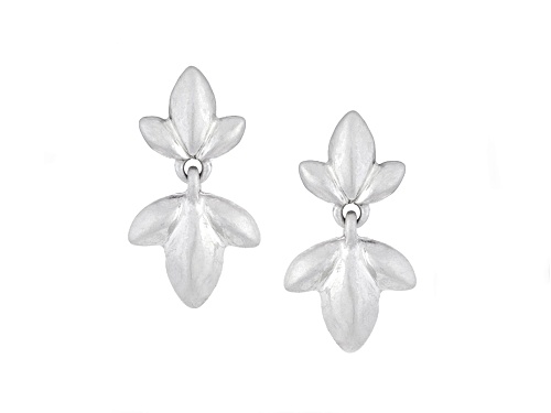 the sak Silver Tone Tri Foil Double Drop Earrings