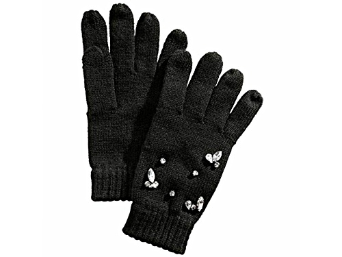 Photo of INC International Concepts Black Rhinestone Touchscreen Gloves