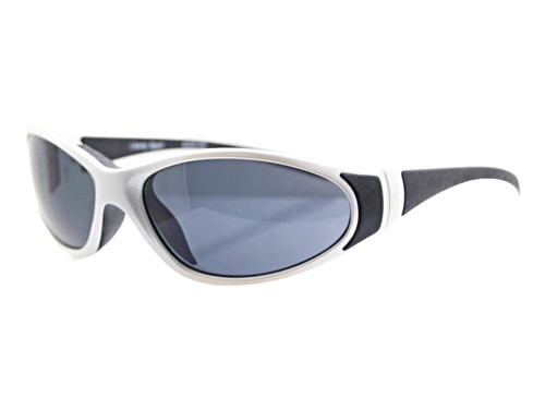 Liberty Sport ACLIB004 Hydro White Gray Oval Frame / Blue Lenses Sunglasses