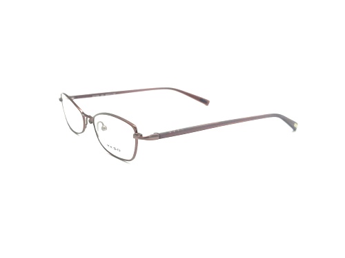 XKSO Light Copper Brown Cat Eye Frames / Clear Demo Lenses Eyeglasses