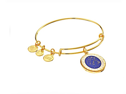 Alex and Ani Celestial Wheel EWB Gold Tone Bracelet - Size 7