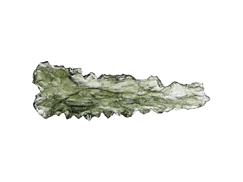 Moldavite 49.35x16.12mm Free-Form Specimen 3.25g