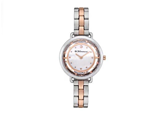 BCBGeneration Women's Mother of Pearl Two Tone BCBG Watch