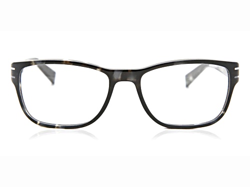 Tag Heuer Gray Tortoise Cat Eye Frame / Clear Demo Lenses Eyeglasses