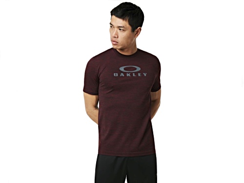 Oakley Men's Sundried Tomato 3rd Generation Performance Fit Crew Neck Shirt in Size Large