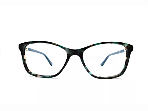 Chelsea Morgan Multi Blue Tortoise Cat Eye Frame / Clear Demo Lenses Eyeglasses