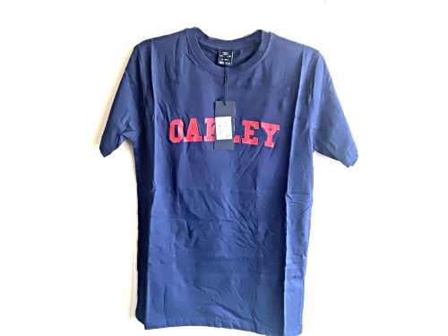 Oakley Men's Dress Blue Crew Neck T Shirt in Size XL