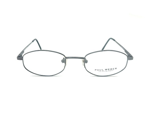 Paul Weber Black Rectangular Frame / Clear Demo Lenses Eyeglasses