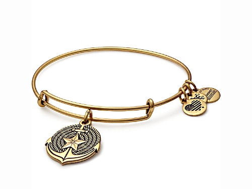 Alex and Ani Anchor II EWB Rafaelin Gold Bracelet - Size 7