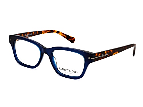 Photo of Kenneth Cole Shiny Blue Demo Lenses Eyeglasses Frames