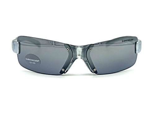 Dunlop Sport DUS133 Wrap Around Translucent Rimless Clear Frame / Gray CAT 3 Lenses Sunglasses