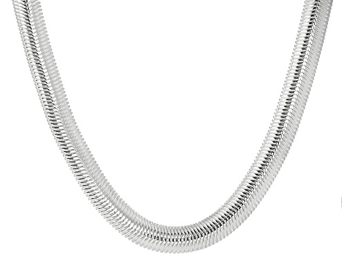 Sterling Silver 9.8mm Cashmere Snake Necklace 18 Inches - Size 18