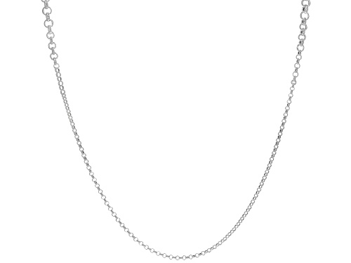 Photo of Sterling Silver 36" Rolo Necklace - Size 36