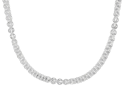 Sterling Silver Round 4.9MM Phoenix Chain 18 Inch Necklace - Size 18