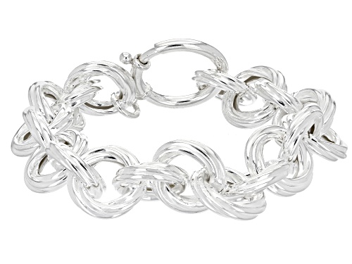 Sterling Silver Rolo Bracelet - Size 8