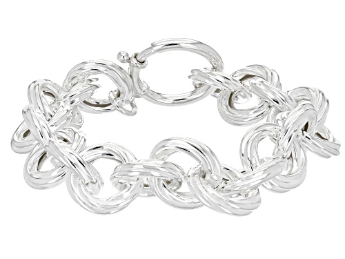 Photo of Sterling Silver Rolo Bracelet - Size 8.5