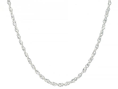 Photo of Sterling Silver Singapore Link 20 Inch Chain - Size 20