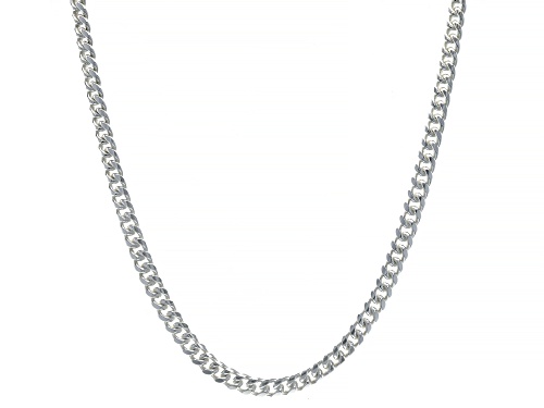 Photo of Sterling Silver Cuban Link 6mm 20 Inch Chain - Size 20