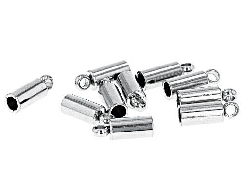 Stainless Steel End Caps appx 10 Pieces Total