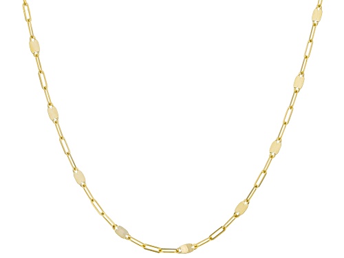 10K Yellow Gold 2MM Mirror 20 Inch Chain - Size 20