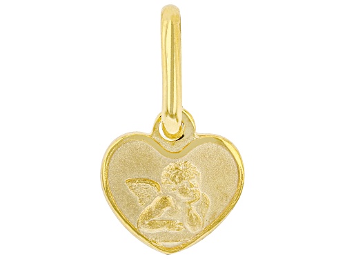 Photo of 10K Yellow Gold Angel Heart Pendant