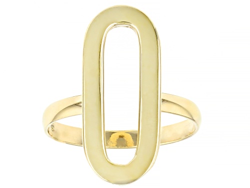 Photo of 10k Yellow Gold Oval Ring - Size 7