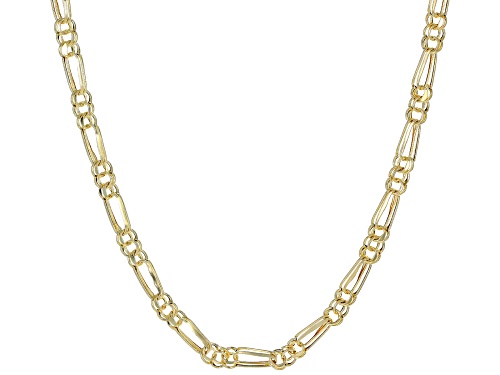 Photo of 10K Yellow Gold 3.5MM Double Figaro Chain - Size 18