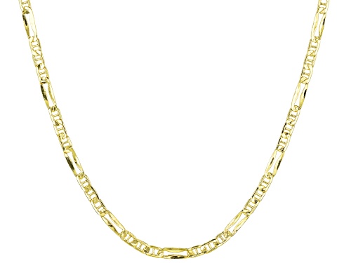 Photo of Splendido Oro™ 14k Yellow Gold Mariner Mirror Station Necklace - Size 18