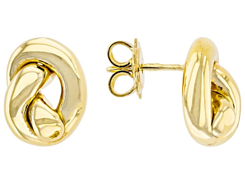 Photo of Splendido Oro™ 14k Yellow Gold Love Knot Stud Earrings