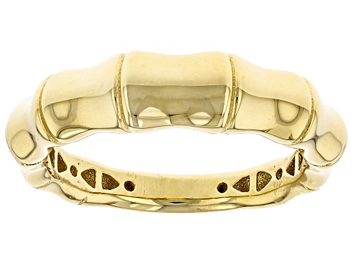 Splendido Oro™ 14k Yellow Gold Bamboo Style Ring - Size 8