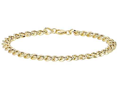 10k Yellow Gold 5.8mm Curb Link Bracelet - Size 7.5