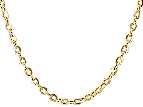 10k Yellow Gold 5mm Cable 20 Inch Chain - Size 20