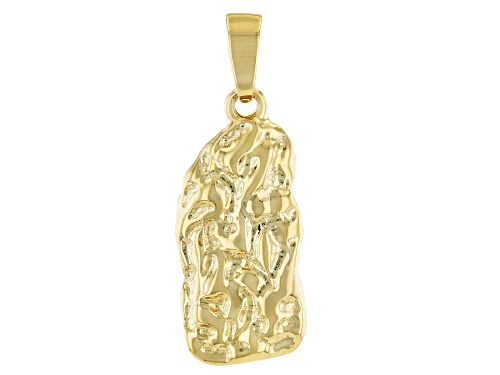 10k Yellow Gold Nugget Pendant