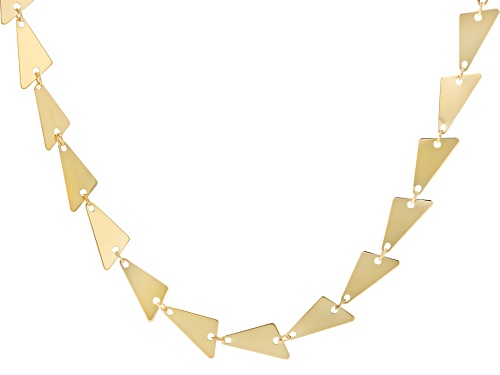 Splendido Italian Jewelry™ 10k Yellow Gold 5mm Solid Kite Shaped Link 18 Inch Chain - Size 18