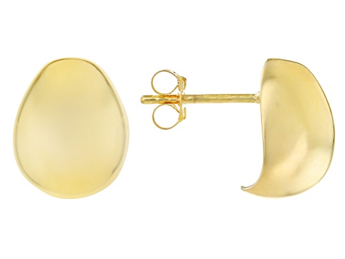 Splendido Italian Jewelry™ 10k Yellow Gold Dome Stud Earrings