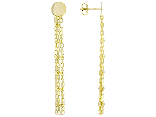 Splendido Italian Jewelry™ 10k Yellow Gold Cascade Earrings