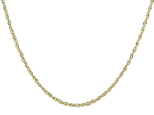 Photo of Splendido Oro™ 14K Yellow Gold Double Singapore 18 inch Chain